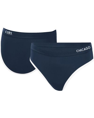 G-III 4Her by Carl Banks Chicago Cubs Southpaw Bikini Bottom - Blue