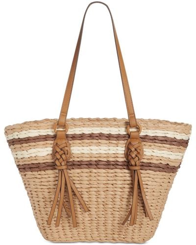 Style & Co. Straw Tote - Brown