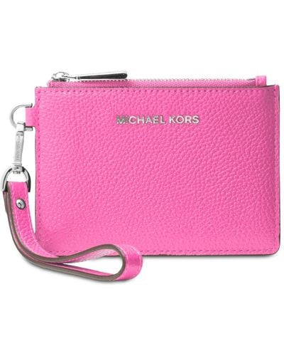 Michael Kors Michael Leather Jet Set Small Coin Purse - Pink