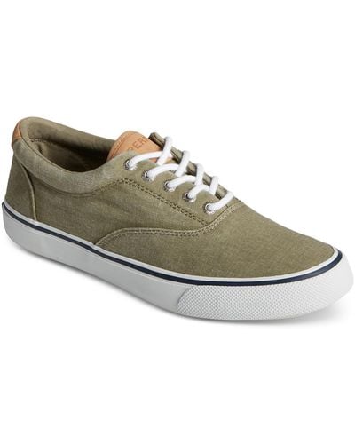 Sperry Top-Sider Striper Ii Cvo Sw Twill Lace-up Sneakers - Green