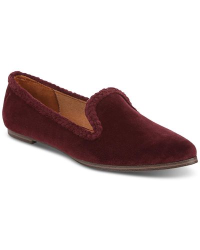Zodiac Hill Braided Slip-on Loafers - Red