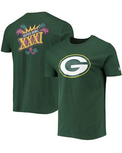 KTZ Bay Packers Patch Up Collection Super Bowl Xxxi T-shirt - Green