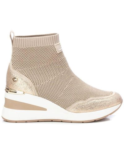 Xti Wedge Sport Booties By - Natural