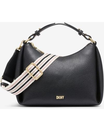DKNY Hailey Top Zip Crossbody Bag - Black