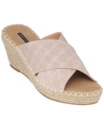 Gc Shoes Darline Espadrille Wedge Sandals - White