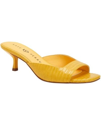 Katy Perry The Ladie Low Heel Sandal - Yellow