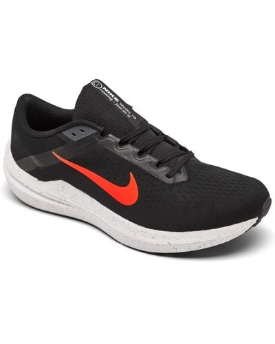 Nike Air Zoom Winflo 10 Running Sneakers From Finish Line - Black