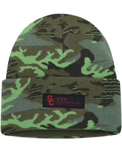 Nike Usc Trojans Veterans Day Cuffed Knit Hat - Green