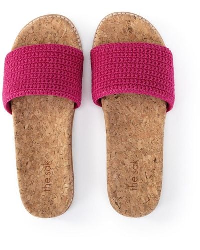The Sak Mendocino Slide Sandal - Pink