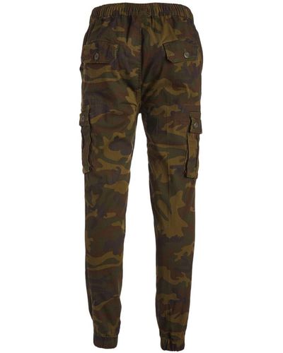 Galaxy By Harvic Cotton Stretch Twill Cargo sweatpants - Multicolor