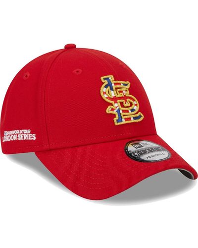 KTZ St. Louis Cardinals 2023 Mlb World Tour: London Series Flag Fill 9forty Adjustable Hat - Red