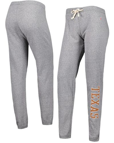 League Collegiate Wear Texas Longhorns Victory Springs Tri-blend jogger Pants - Gray