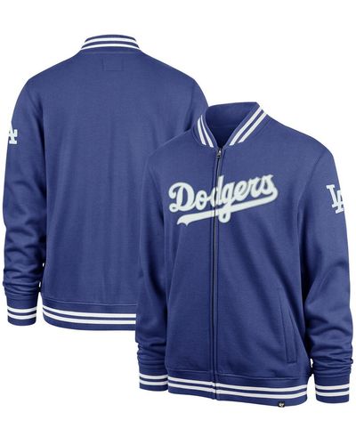 '47 47 Los Angeles Dodgers Wax Pack Pro Camden Full-zip Track Jacket - Blue