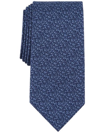 Michael Kors Weaver Floral Tie - Blue