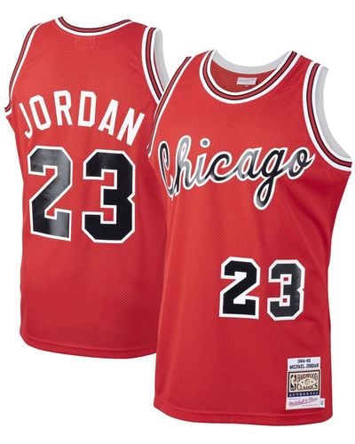 Mitchell & Ness Michael Jordan Chicago Bulls 1984-85 Hardwood Classics Rookie Authentic Jersey - Red