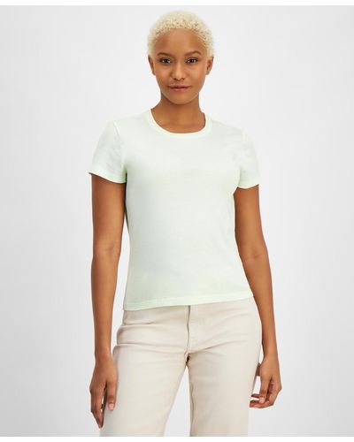 Calvin Klein Embroidered Logo Short-sleeve T-shirt - White
