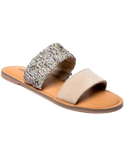 Minnetonka Faribee Multi Strap Sandals - White