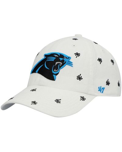 '47 Carolina Panthers Team Confetti Clean Up Adjustable Hat - White