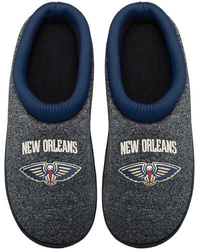 FOCO New Orleans Pelicans Cup Sole Slippers - Blue