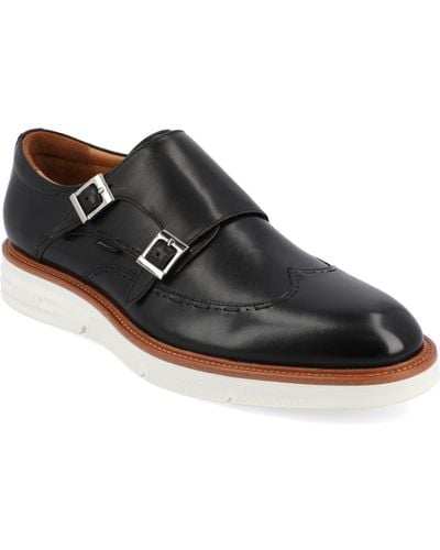 Taft 365 Model 105 Double Monk Shoes - Black