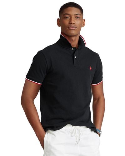 Polo Ralph Lauren Classic-fit Mesh Polo Shirt - Black