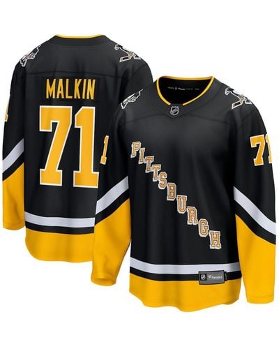Fanatics Evgeni Malkin Pittsburgh Penguins 2021/22 Alternate Premier Breakaway Player Jersey - Black