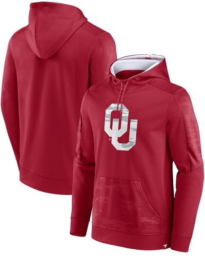 Fanatics Oklahoma Sooners On The Ball Pullover Hoodie - Red