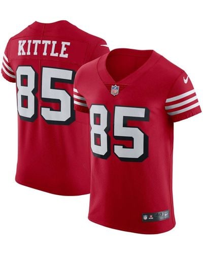 Nike George Kittle San Francisco 49ers Alternate Vapor Elite Jersey - Red