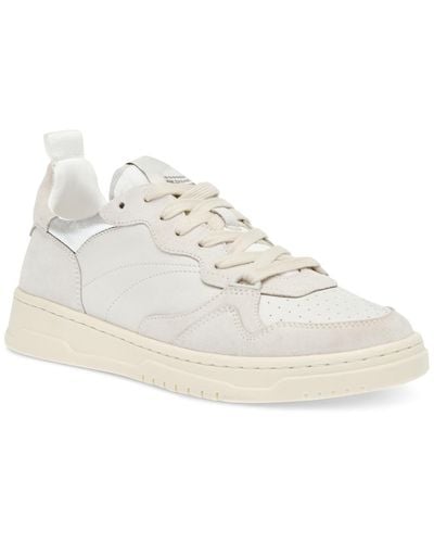 Steve Madden Everlie Platform Lace-up Court Sneakers - White