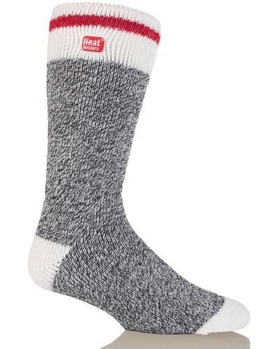 Heat Holders Women's Original Cream Block Twist Thermal Socks - Macy's