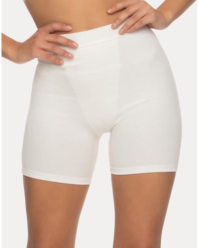 Felina Primavera Rib Shorts - White