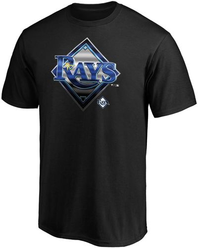 Majestic Tampa Bay Rays Midnight Mascot T-shirt - Black