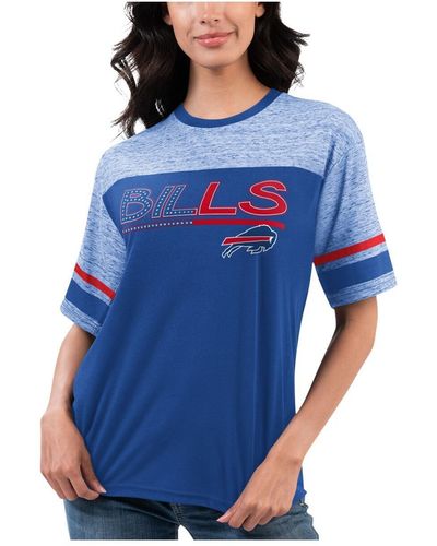 G-III 4Her by Carl Banks Buffalo Bills Track T-shirt - Blue