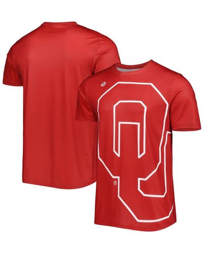 DYME LYFE Oklahoma Sooners Big Logo T-shirt - Red