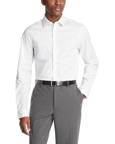 Calvin Klein Slim Fit Dress Shirt - White