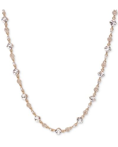 Givenchy Crystal Pave Collar Necklace - Metallic