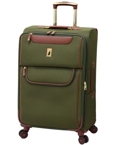 London Fog Westminster 25" Expandable Check-in Spinner - Green