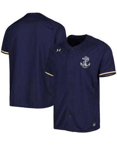 Under Armour Midshipmen Replica Baseball Jersey - Blue