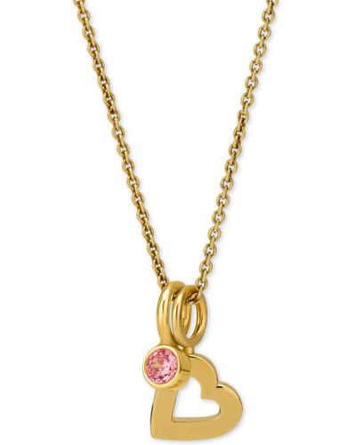 Sarah Chloe Love Count Layered Charm Pendant Necklace - Metallic
