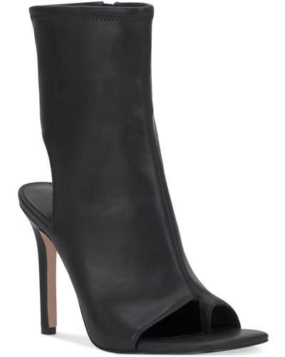 Jessica Simpson Ozoria Slingback Thong Dress Boots - Black