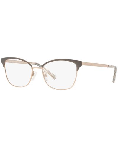Michael Kors Mk3012 Cat Eye Eyeglasses - Metallic