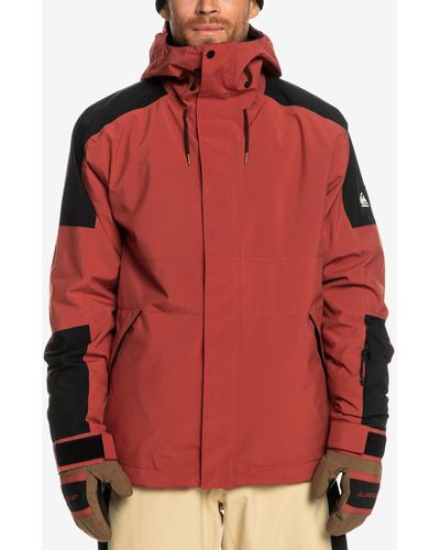 Quiksilver Snow Radicalo Hooded Jacket - Red