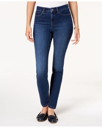 Charter Club Windham Tummy-control Skinny Jeans, Created For Macy's - Blue