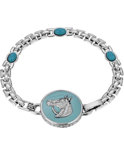2028 Horse Head Bracelet - Blue