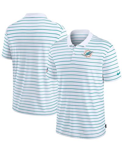 Nike Miami Dolphins 2022 Sideline Lock Up Victory Performance Polo Shirt - Blue