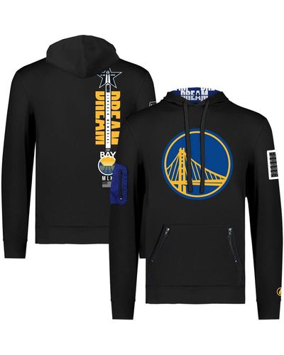 FISLL And X History Collection Golden State Warriors Pullover Hoodie - Black