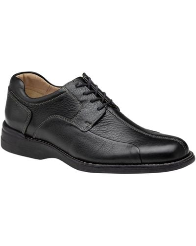 Johnston & Murphy Shoes, Comfort Shuler Bike Toe Oxfords - Black
