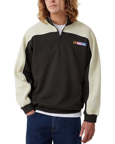 Cotton On Nascar Racing Fleece Sweater - Black