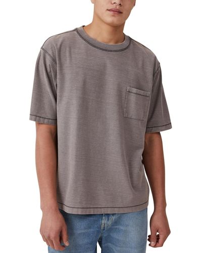 Cotton On Reversed T-shirt - Gray