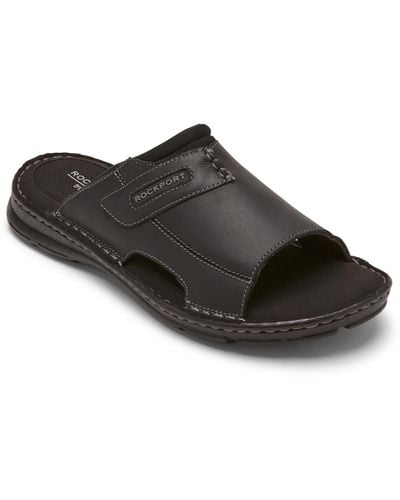 Rockport Darwyn Slide 2 Sandals - Black
